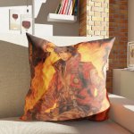 Polštář s potiskem Anime hasič