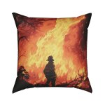 Polštář s potiskem Hasič AoT style