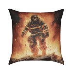 Polštář s potiskem Hasič v plamenech