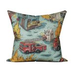 Polštář s potiskem Hasičský chaos II.