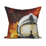 Polštář s potiskem Helma