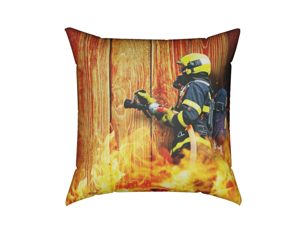 Polštář s potiskem Zásah