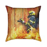 Polštář s potiskem Zásah