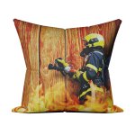 Polštář s potiskem Zásah