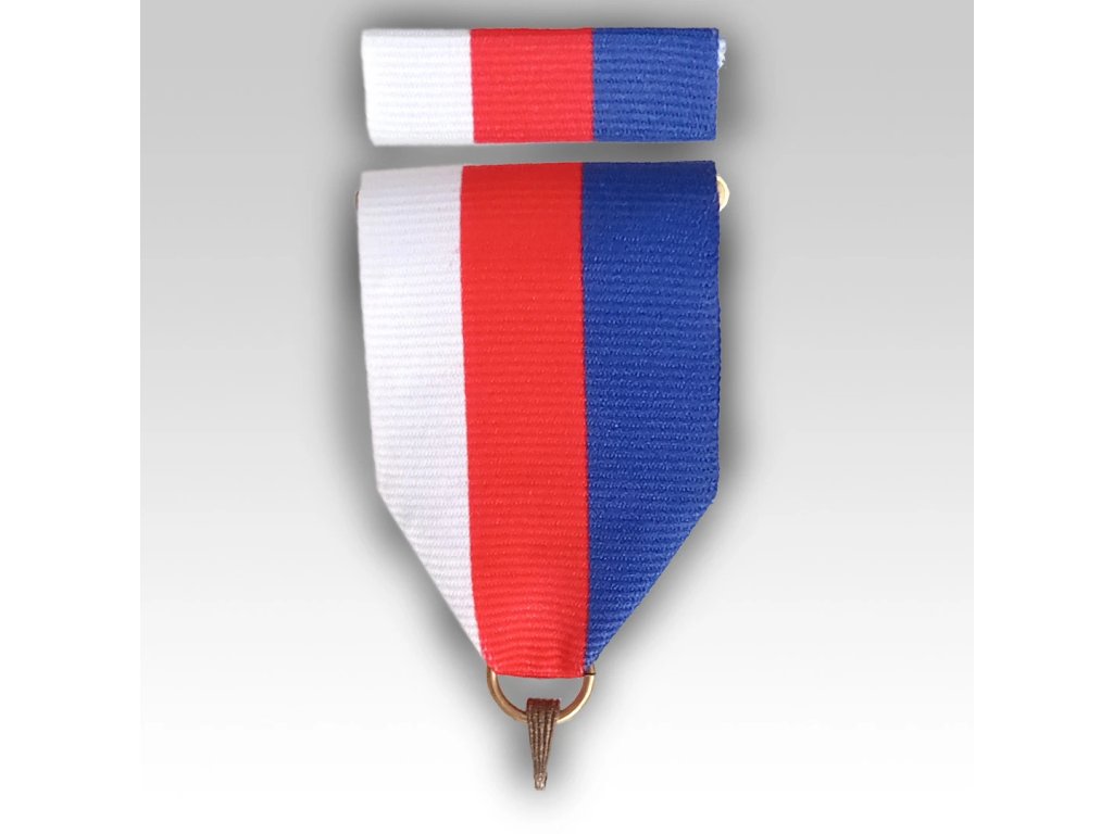 Řádová stuha Trikolora s připínáním
