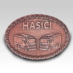 Spona na opasek Hasiči starobronz