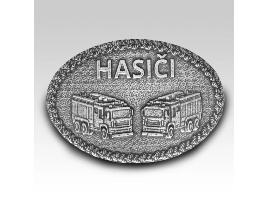 Spona na opasek Hasiči starostříbro