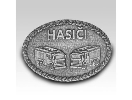 Spona na opasek Hasiči starostříbro