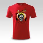 Tričko s potiskem hasič v pekle jako doma