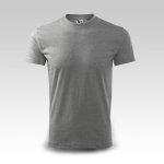 Tričko šedý melír s vlastním potiskem