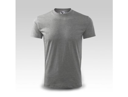 Tričko šedý melír s vlastním potiskem