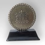 Trofej barvená 13cm hasičská stříkačka