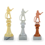 Trofej s držákem a  figurkou hasiče 32042