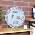 Velký kovový talíř hasičské auto a zachránce 30 cm