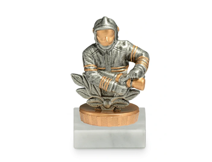 Vícebarevná figurka hasiče 8989