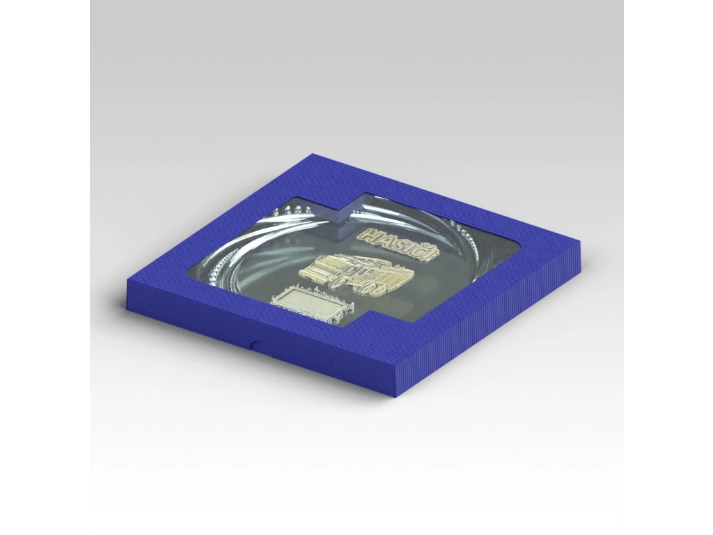 Velký kovový talíř hasičské auto P 30 cm