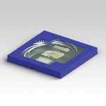 Velký kovový talíř hasičské auto P 30 cm