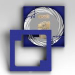 Velký kovový talíř hasičské auto P 30 cm