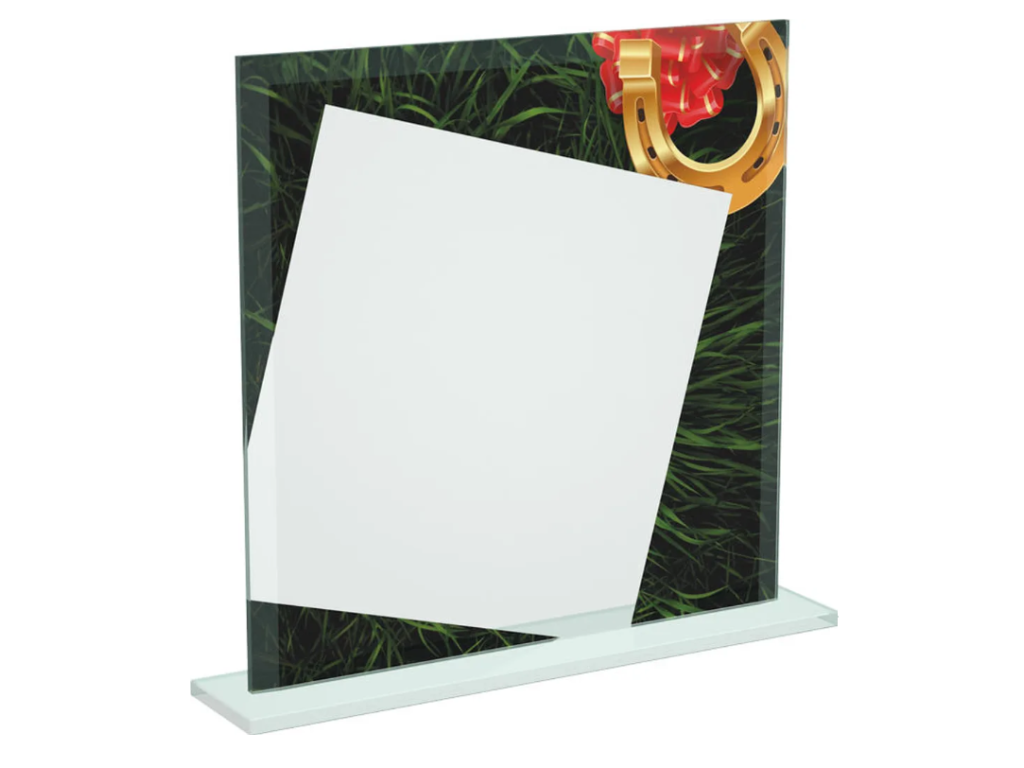 Skleněná trofej Jezdectví CR4021M16