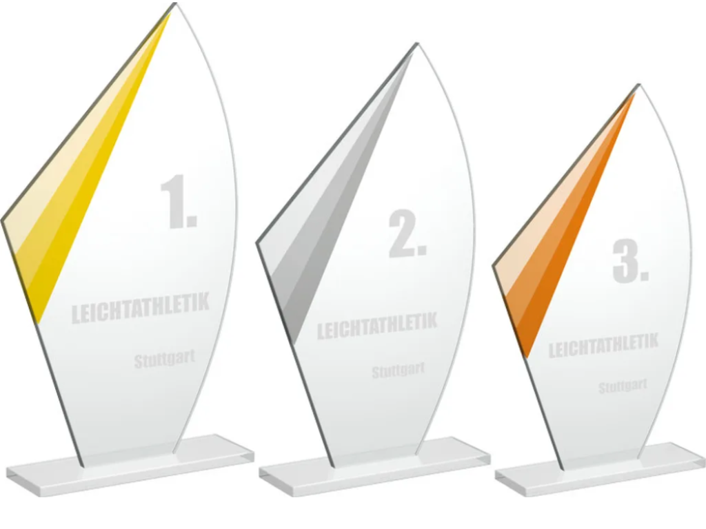 Skleněná trofej CR20195