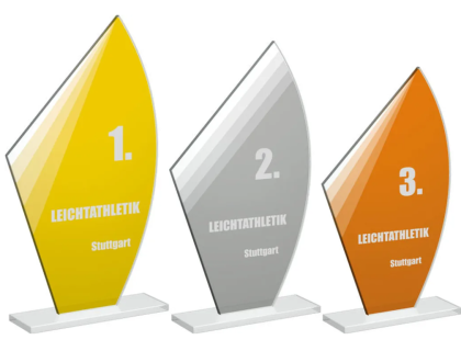 Skleně trofej CR20187