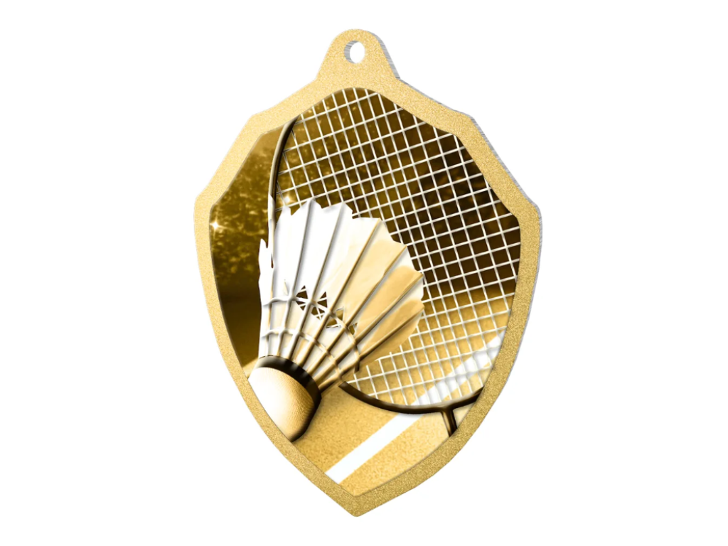 Kovová medaile Badminton MDM02M09