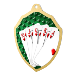 Kovová medaile Karty MDM02M15