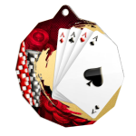 Kovová medaile Karty MDM02M15