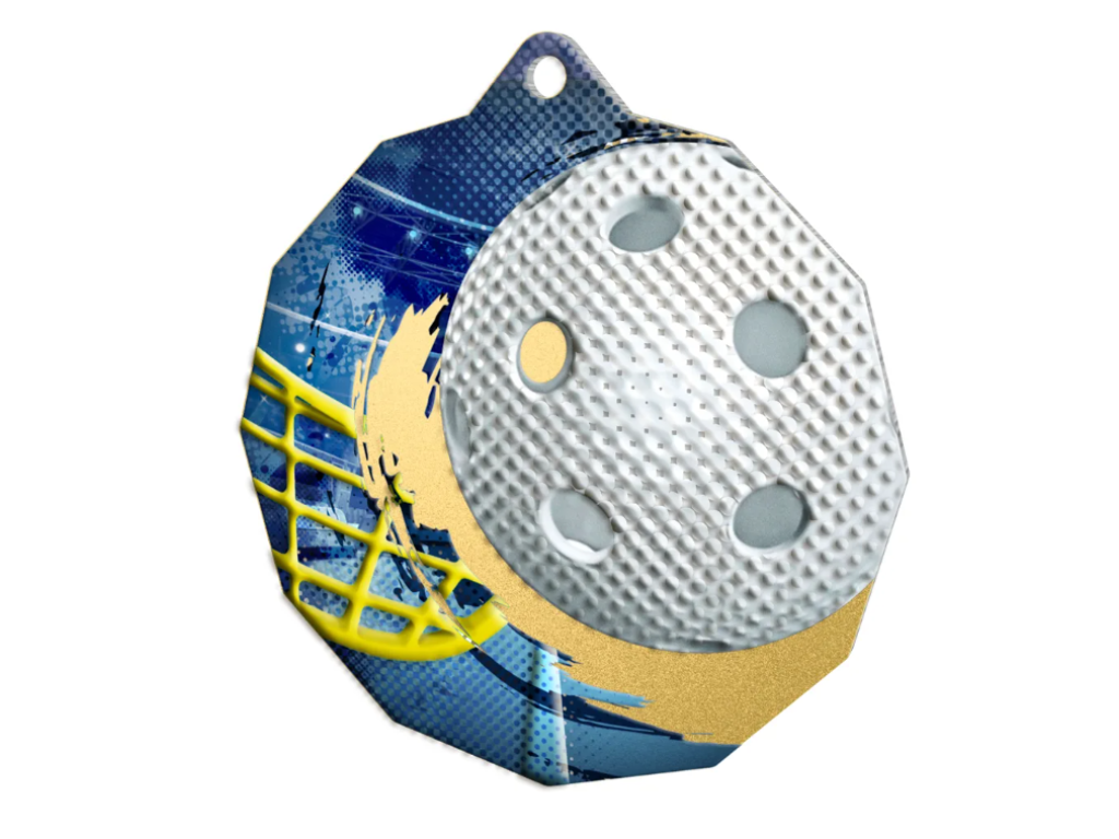 Kovová medaile Florbal MDM03M23
