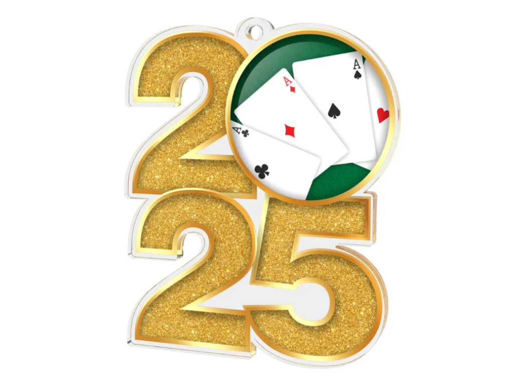 Akrylátová medaile Karty MDA2025M28