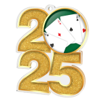 Akrylátová medaile Karty MDA2025M28