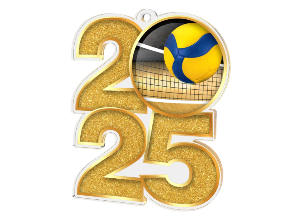 Akrylátová medaile Volejbal MDA2025M23