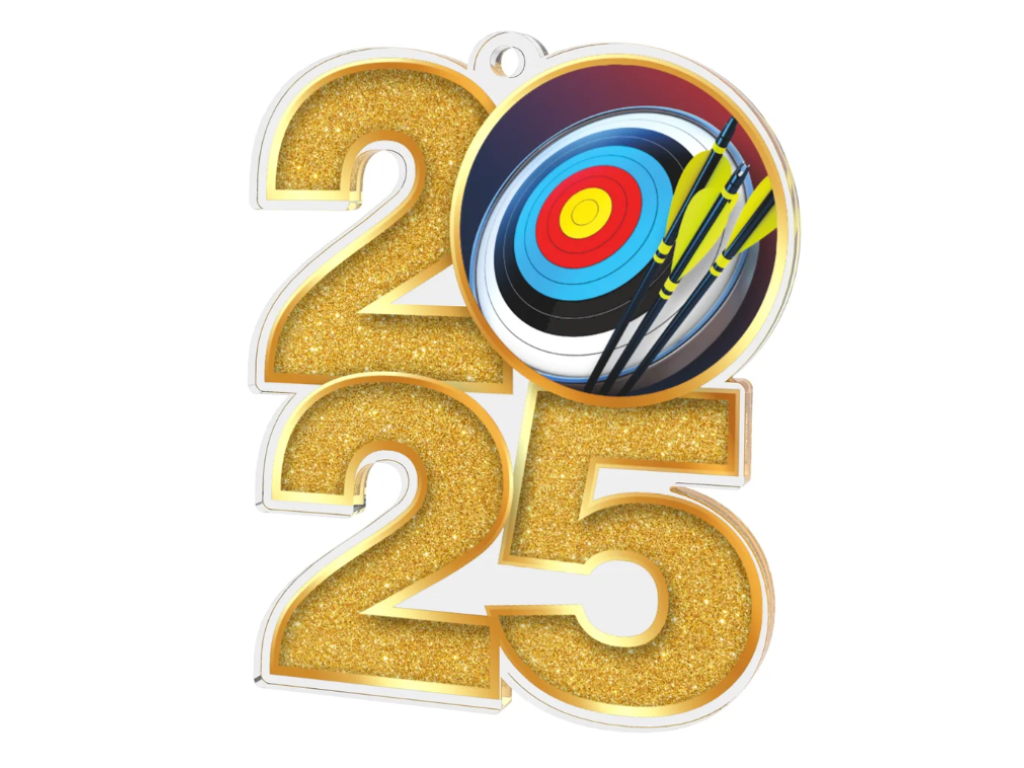 Akrylátová medaile Lukostřelba MDA2025M33