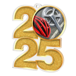 Akrylátová medaile Cyklistika MDA2025M16