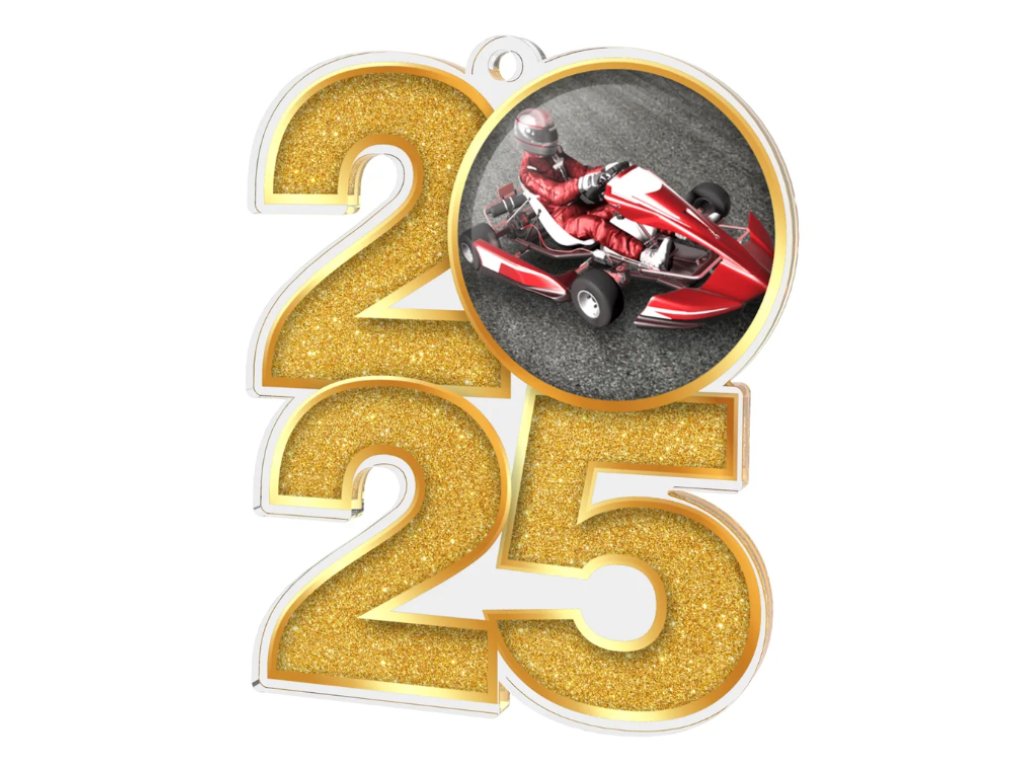 Akrylátová medaile Motosport MDA2025M12