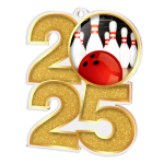 Akrylátová medaile Bowling MDA2025M08