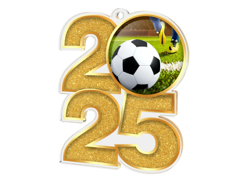 Akrylátová medaile Fotbal MDA2025M05