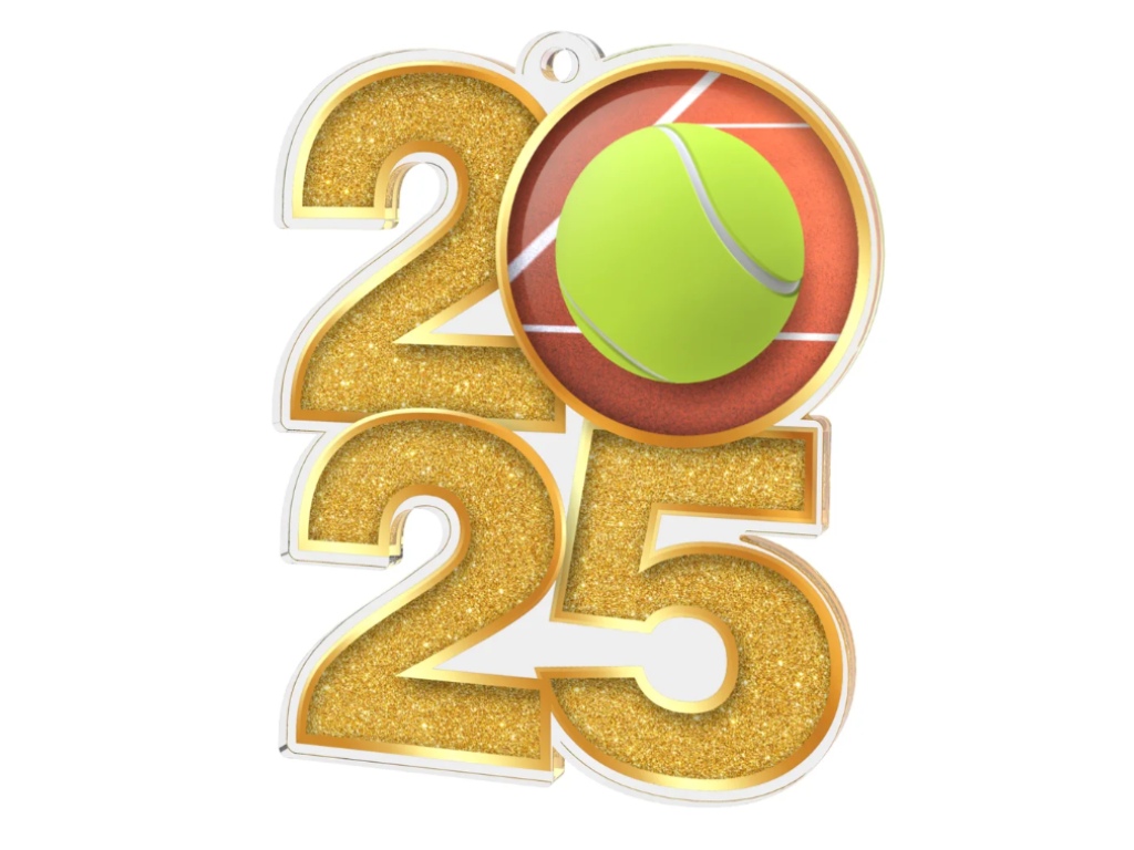 Akrylátová medaile Tenis - MDA2025M02