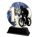Dřevěná trofej Cyklistika PWT001M25