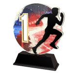 Dřevěná trofej Běh - PWT001M23