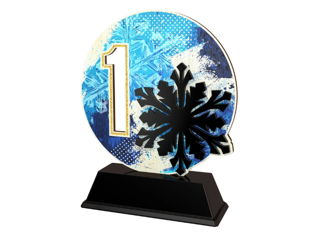 Dřevěná trofej Zima - PWT001M19