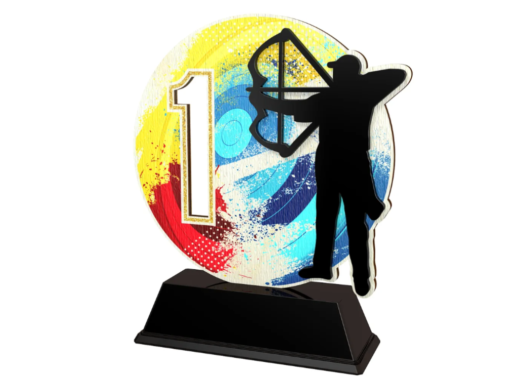 Dřevěná trofej Lukostřelba PWT001M21