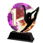 Dřevěná trofej Gymnastika -  PWT001M04