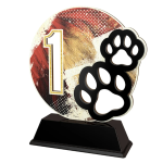 Dřevěná trofej kynologie PWT001M15