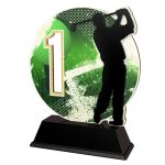 Dřevěná trofej Golf PWT001M10