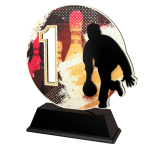 Dřevěná trofej Bowling PWT001M05