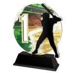 Dřevěná trofej Baseball - PWT001M01