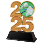 Akrylátová trofej Badminton C2025M18