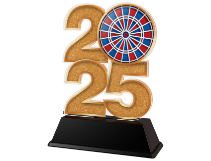 Akrylátová trofej Šipky - C2025M10