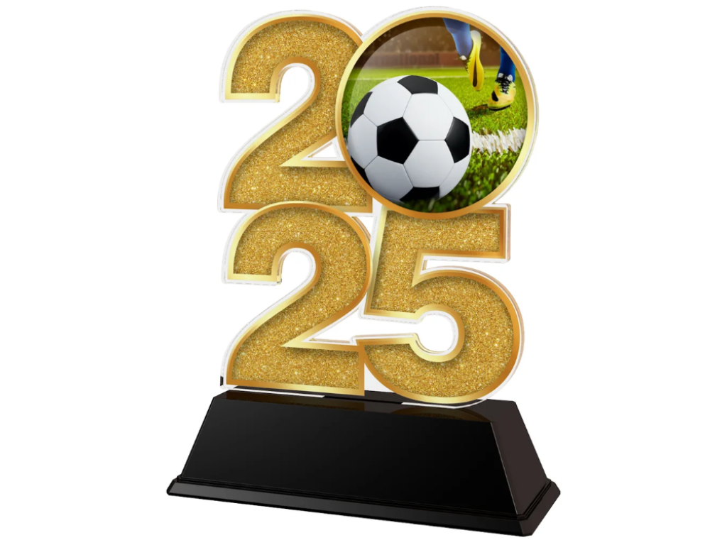 Akrylátová trofej Fotbal - C2025M05